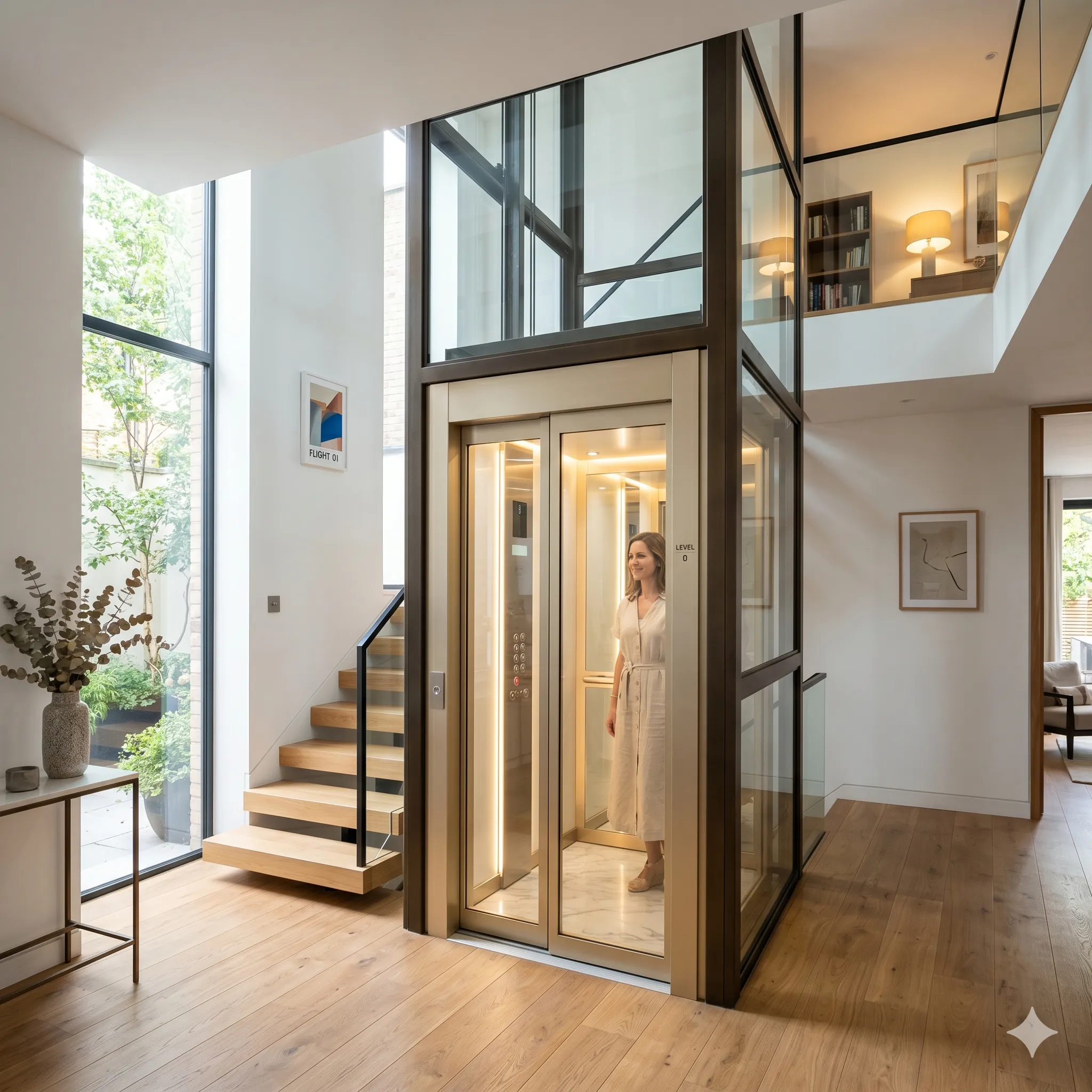 Small MRL Lift for Home